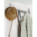 Stainless Steel Metal Coat Organizer Rack Custom Wire Towel Over The Door Hooks